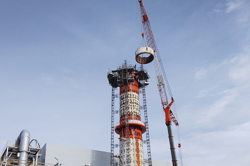 東大阪都市清掃組合　第三工場煙突等解体整備工事